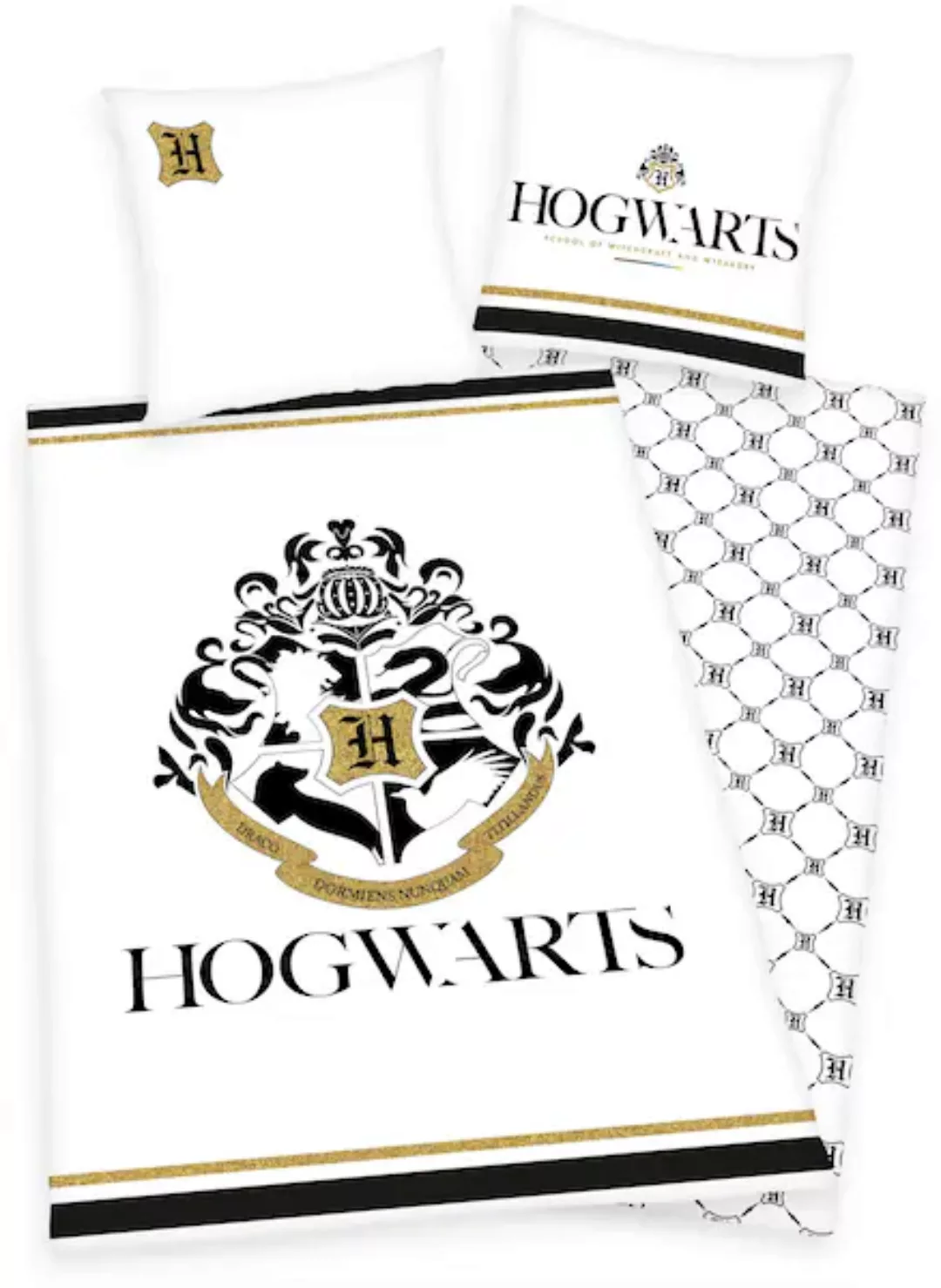 Wendebettwäsche »Hogwarts«, (2 tlg.) günstig online kaufen
