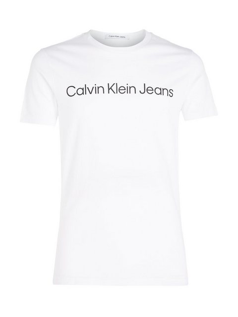 Calvin Klein Jeans T-Shirt CORE INSTITUTIONAL LOGO SLIM TEE mit logo-Schrif günstig online kaufen