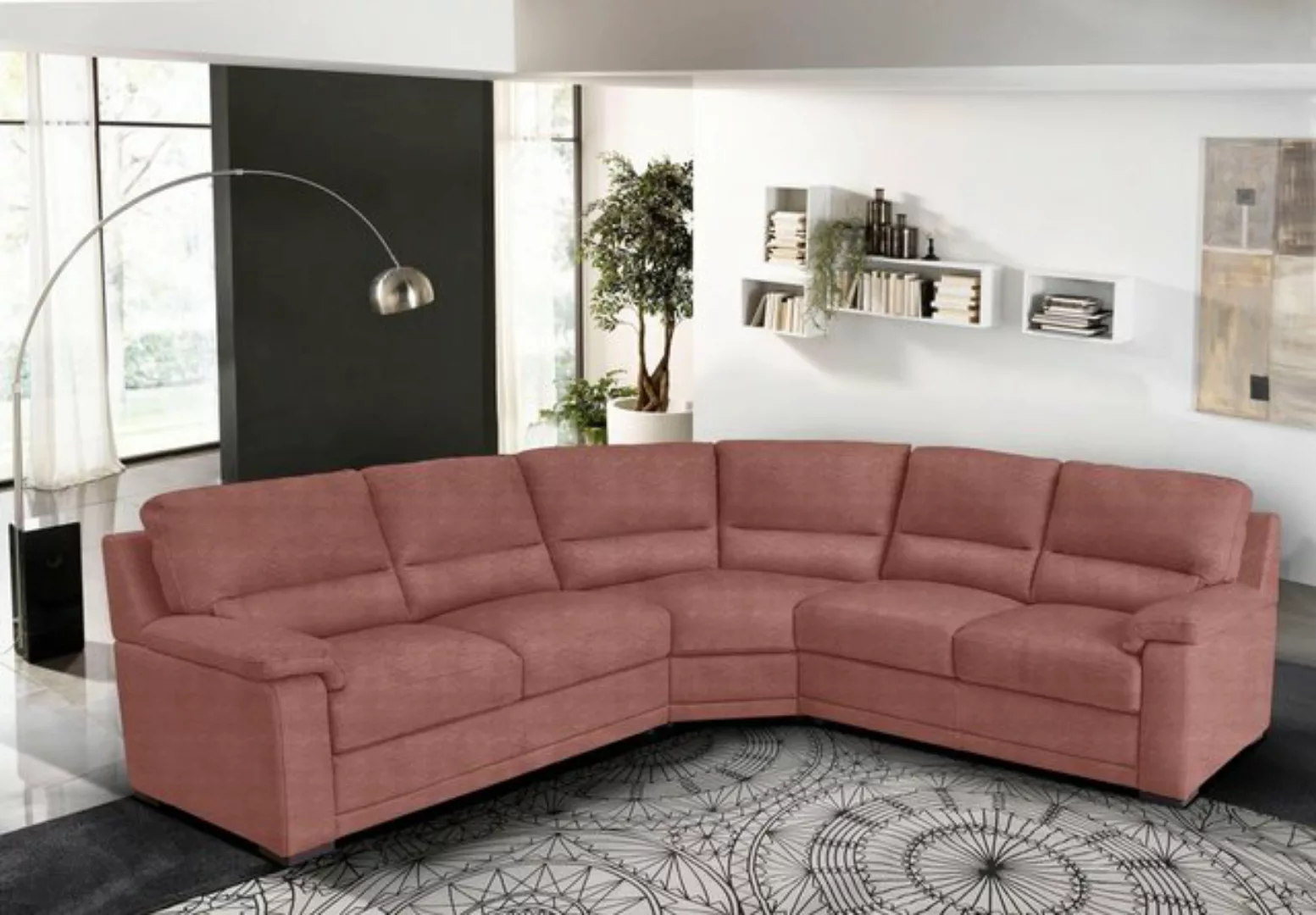 Egoitaliano Ecksofa "Doris, modernes Designerecksofa in hochwertigen Microf günstig online kaufen