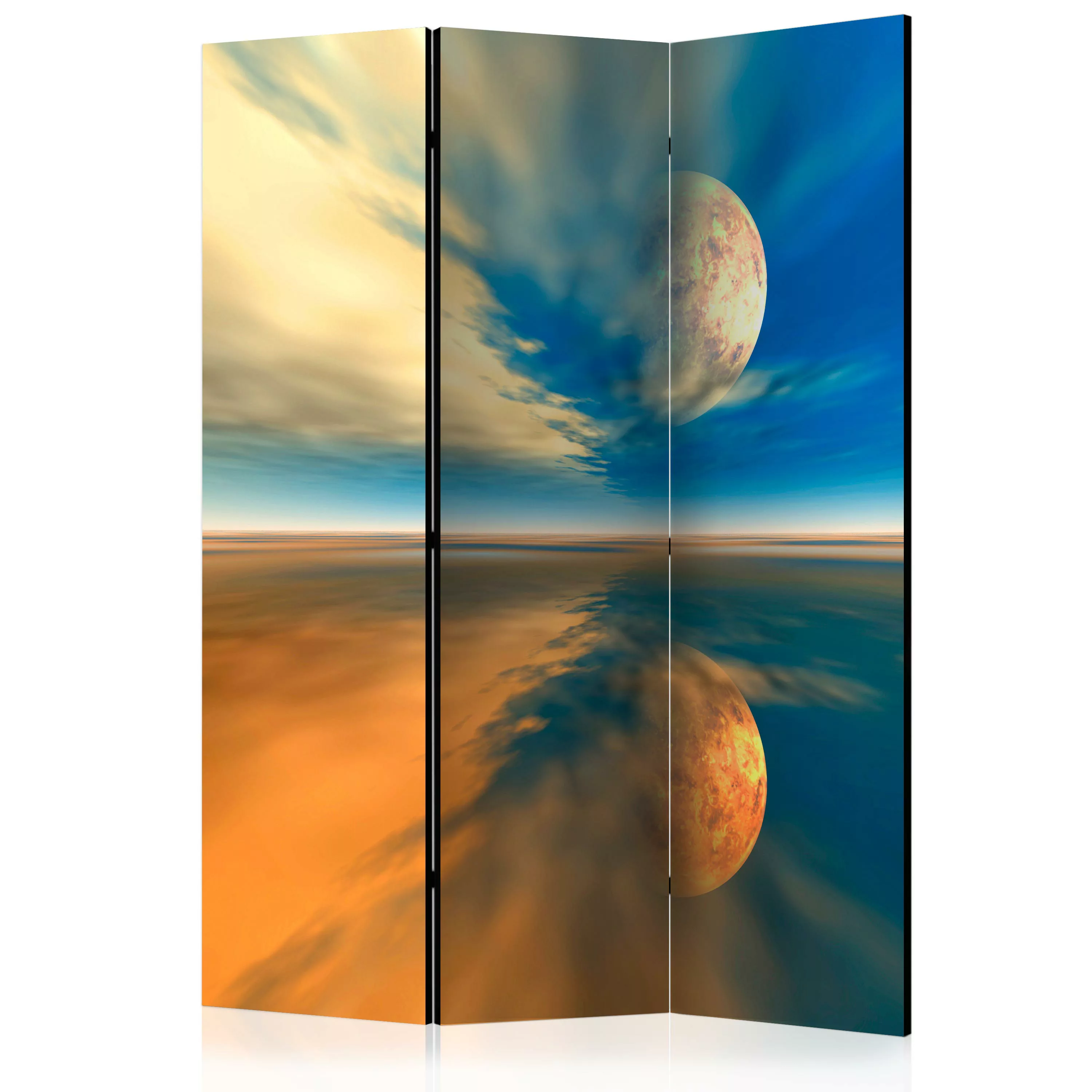 3-teiliges Paravent - Fly Me To The Moon [room Dividers] günstig online kaufen