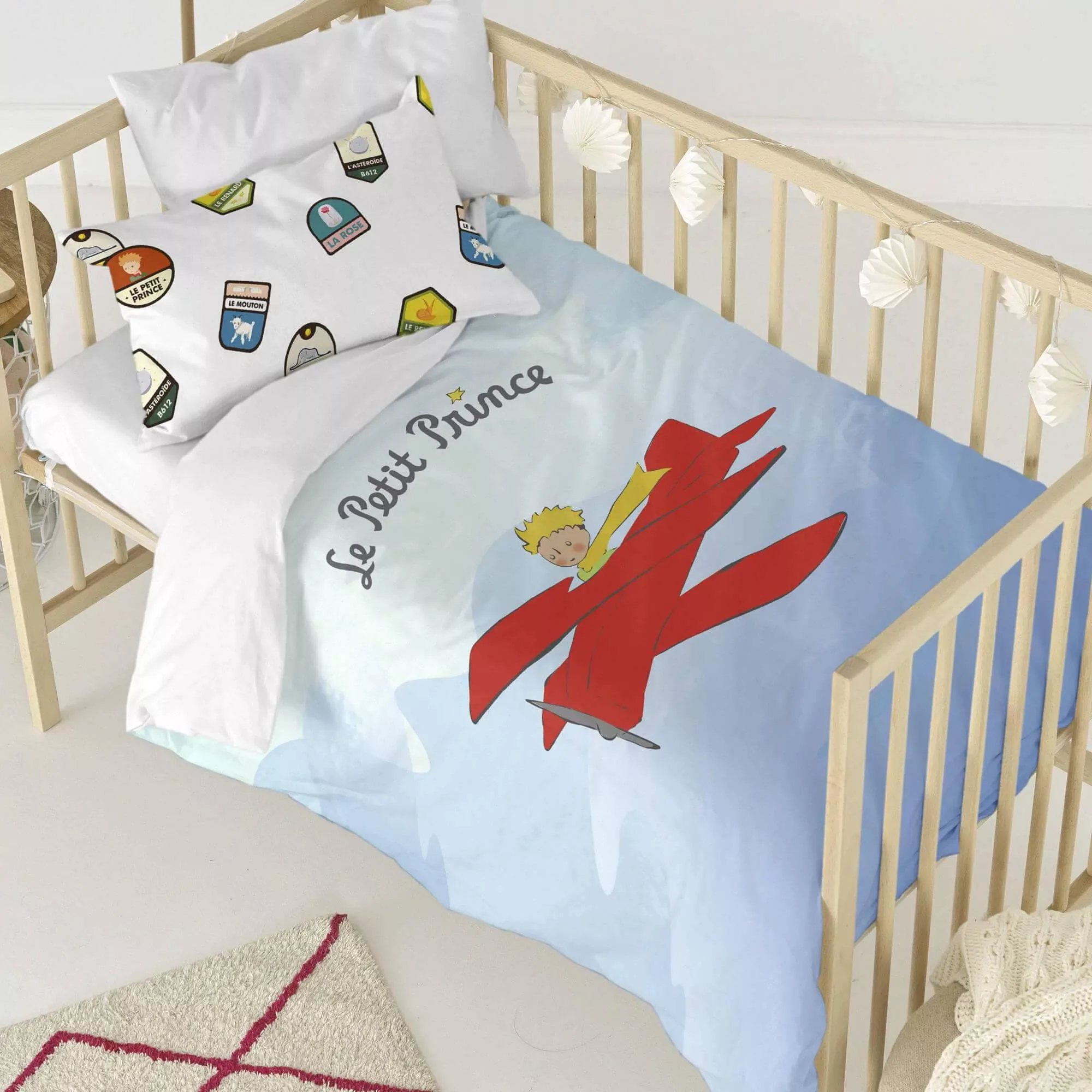 Le Petit Prince | Kinderbettlaken-Set Son Avion günstig online kaufen