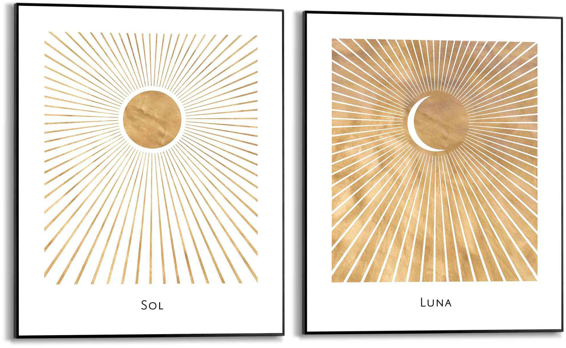 Reinders Poster "Sonne und Mond" günstig online kaufen