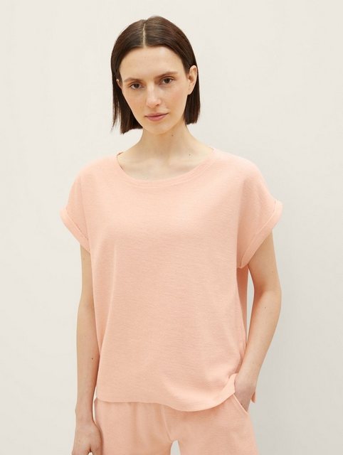 TOM TAILOR Pyjamaoberteil Basic T-Shirt günstig online kaufen