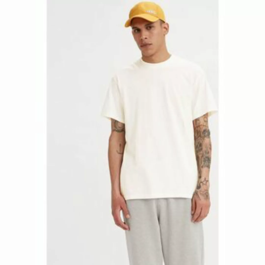 Levis  T-Shirts & Poloshirts A3757 0007 - GOLD TAB TEE-WHITE günstig online kaufen