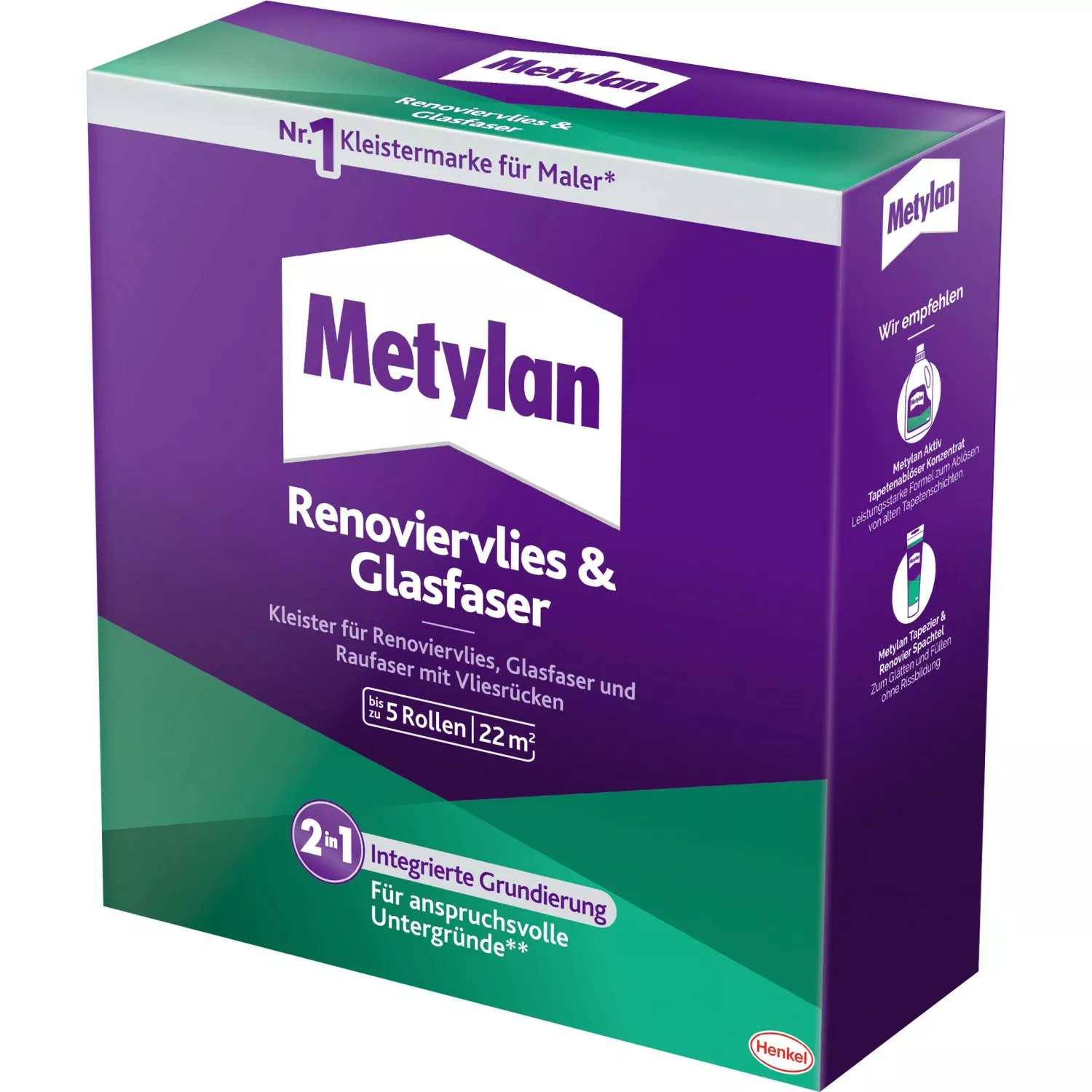 Metylan Tapetenkleister Renoviervlies & Glasfaser 500 g Transparent günstig online kaufen