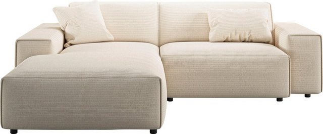 andas Ecksofa Glimminge L-Form auch in Breitcord, Feincord + Easy care-Bezu günstig online kaufen