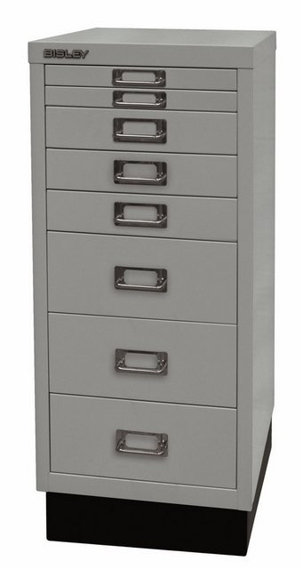 Bisley Aktenschrank MultiDrawer Schubladenschrank in Silber - Maße: H 67 x günstig online kaufen