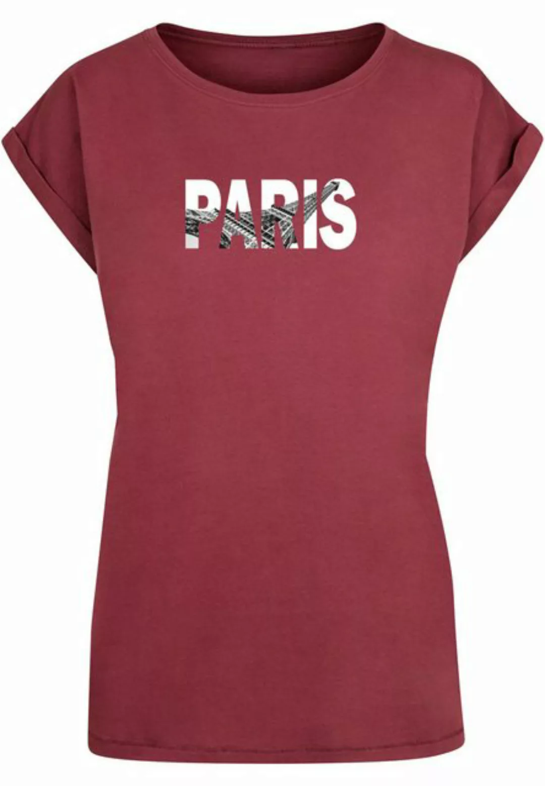 Merchcode T-Shirt Merchcode Damen Ladies Paris Eiffel Tower T-Shirt (1-tlg) günstig online kaufen