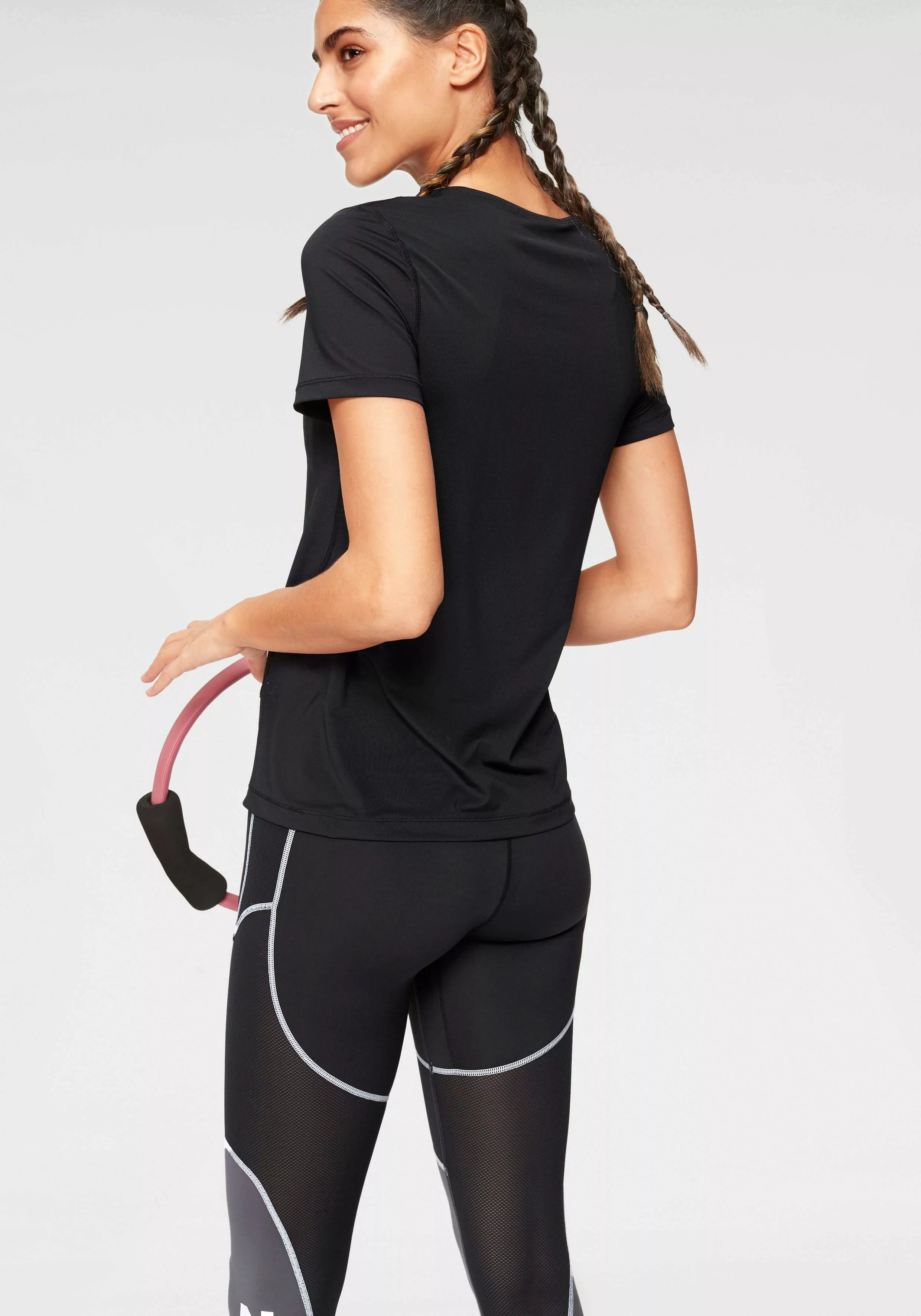 Nike Funktionsshirt "WOMEN NIKE PERFORMANCE TOP SHORTSLEEVE ALL OVER MESH", günstig online kaufen