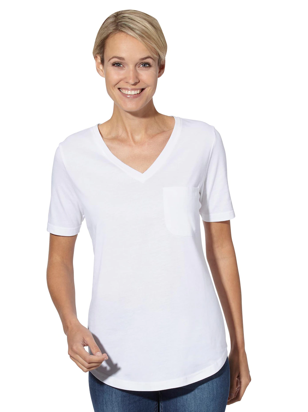 Casual Looks V-Shirt "Shirt", (1 tlg.) günstig online kaufen