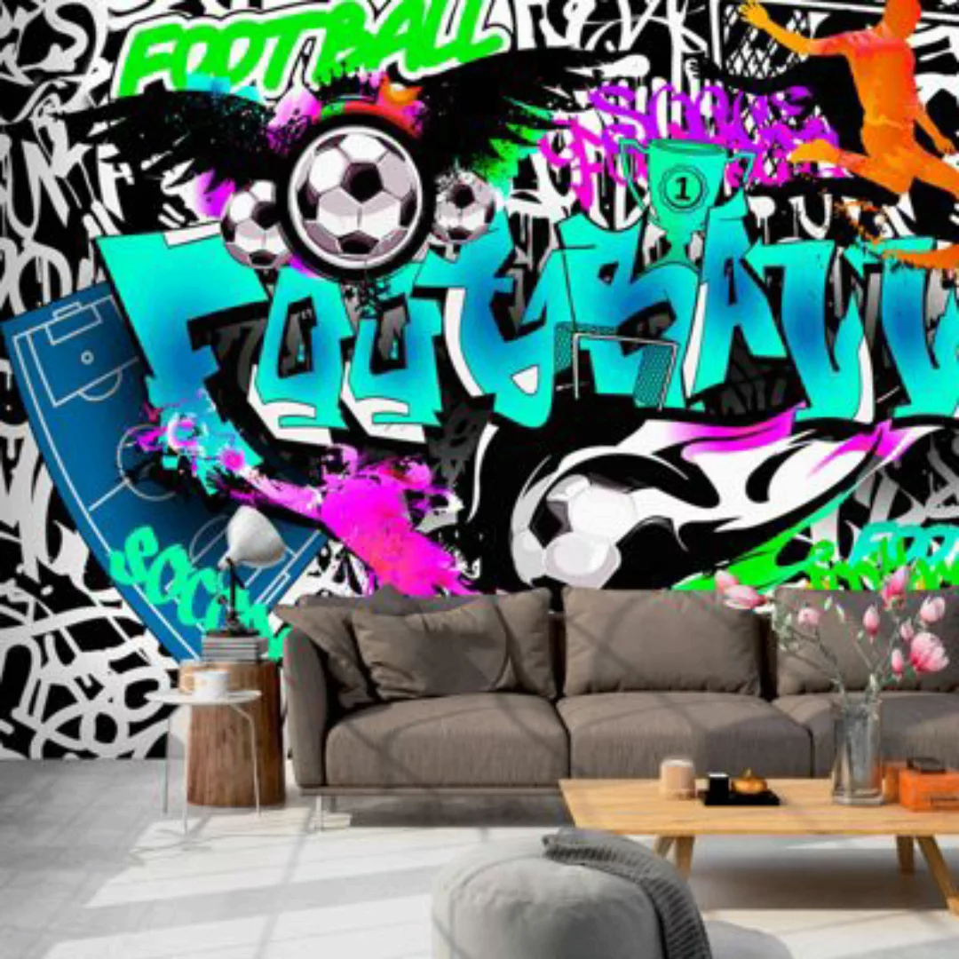artgeist Fototapete Sports Graffiti mehrfarbig Gr. 400 x 280 günstig online kaufen