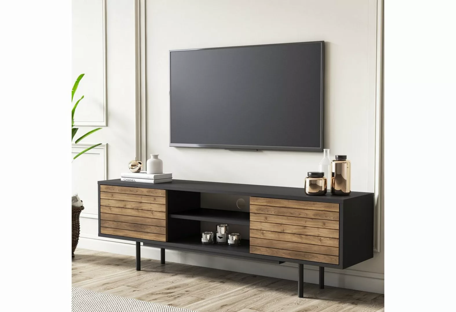 DEMA Home TV-Schrank Apollo TV-Schränke -verschiedene Farben -160cm x 51cm günstig online kaufen