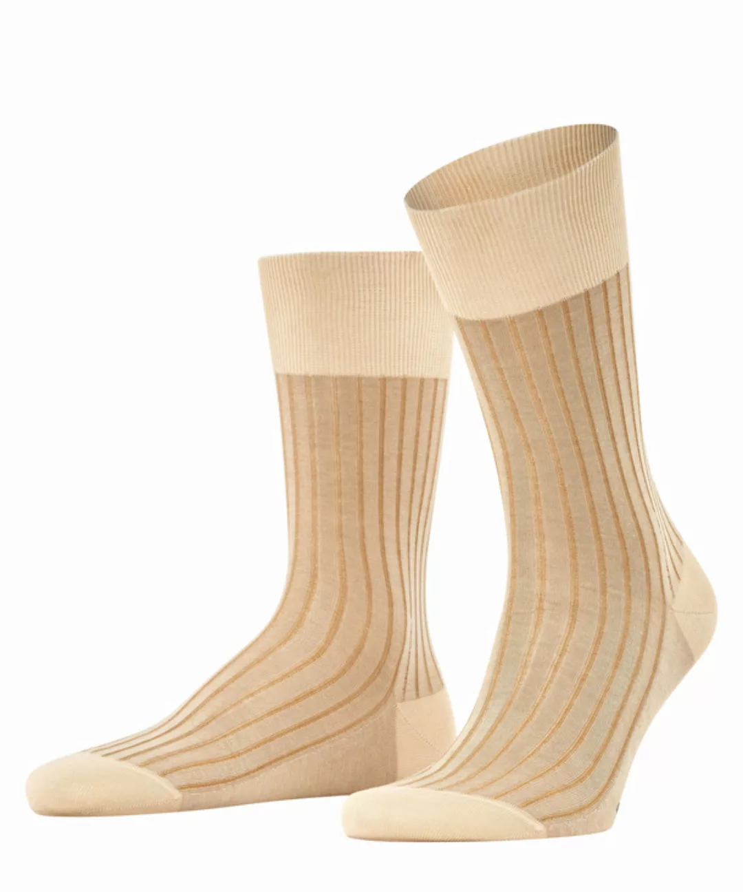 FALKE Shadow Herren Socken, 43-44, Beige, Rippe, Baumwolle, 14648-484005 günstig online kaufen