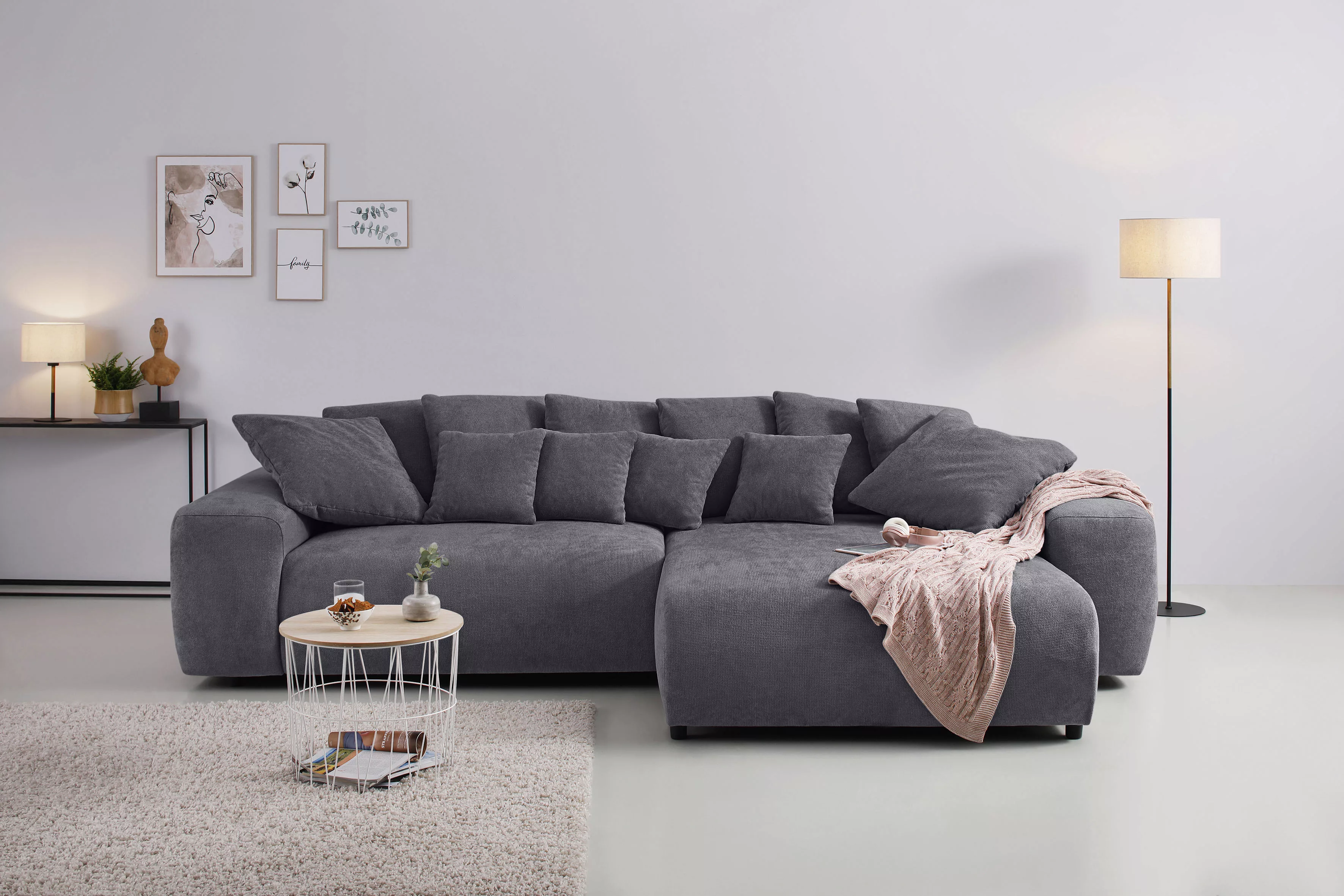 Home affaire Ecksofa "Sundance II, L-Form", mit DuraSpring-Taschenfederkern günstig online kaufen