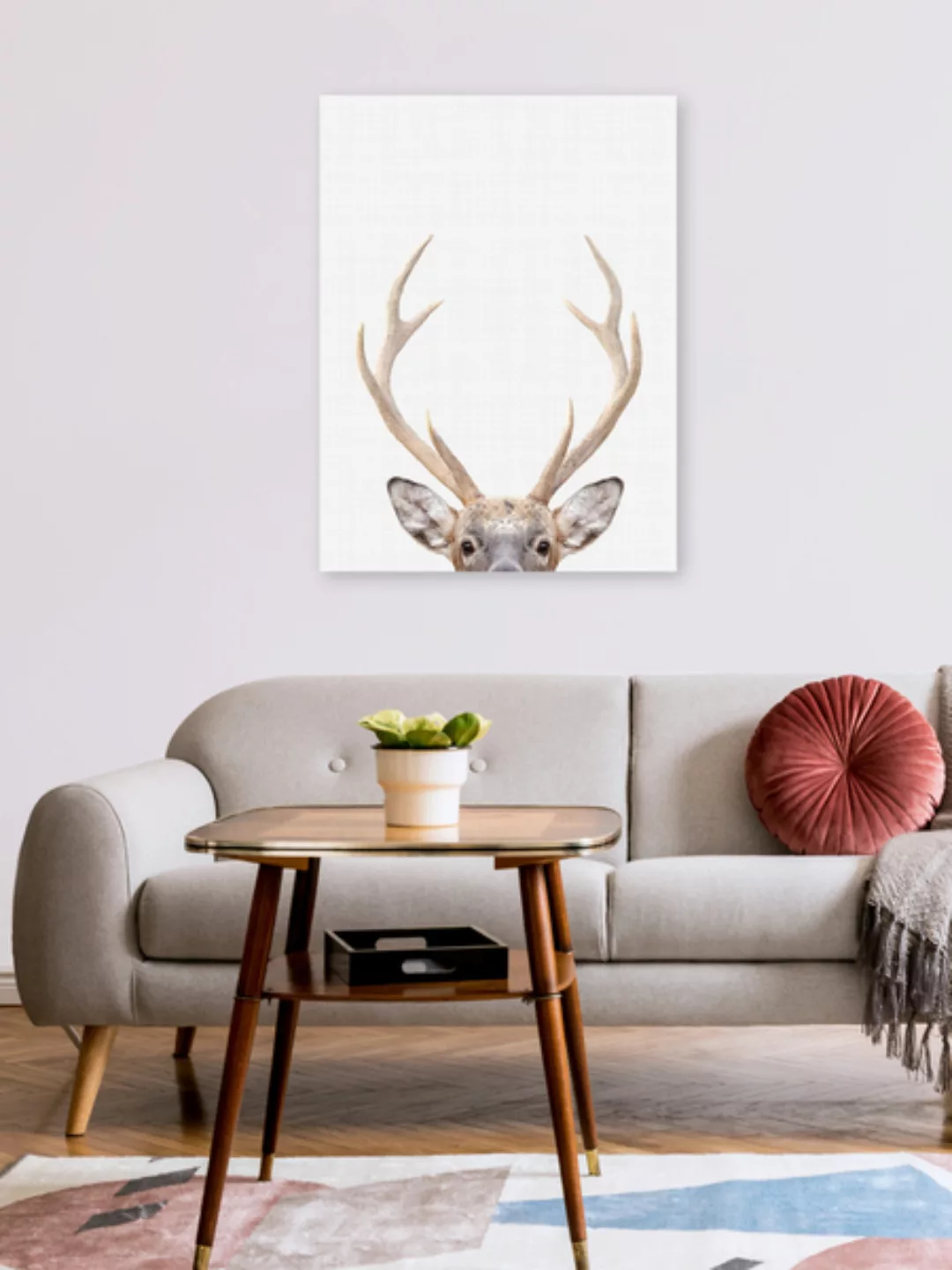 Poster / Leinwandbild - Deer günstig online kaufen