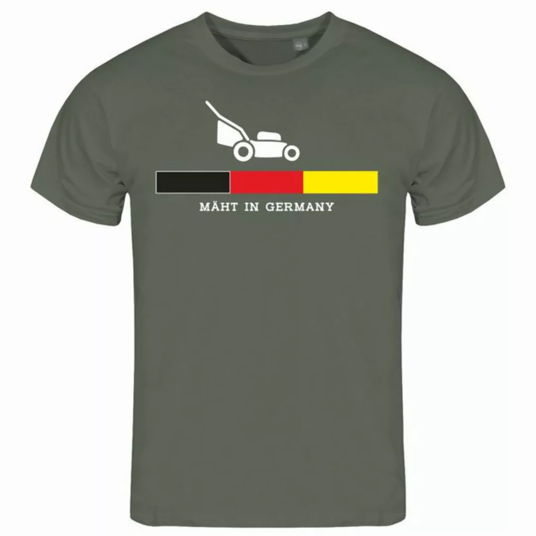 deinshirt Print-Shirt Herren T-Shirt Mäht in Germany Funshirt mit Motiv günstig online kaufen