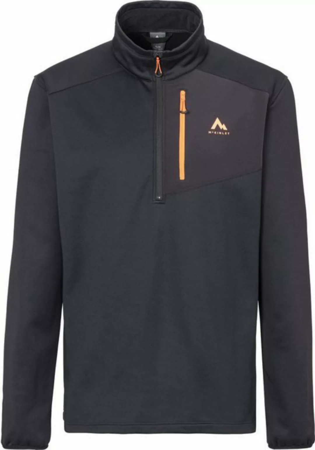 McKINLEY Fleecepullover He.-Funktions-Shirt Grayling M BRAUN MIT MOTIV günstig online kaufen