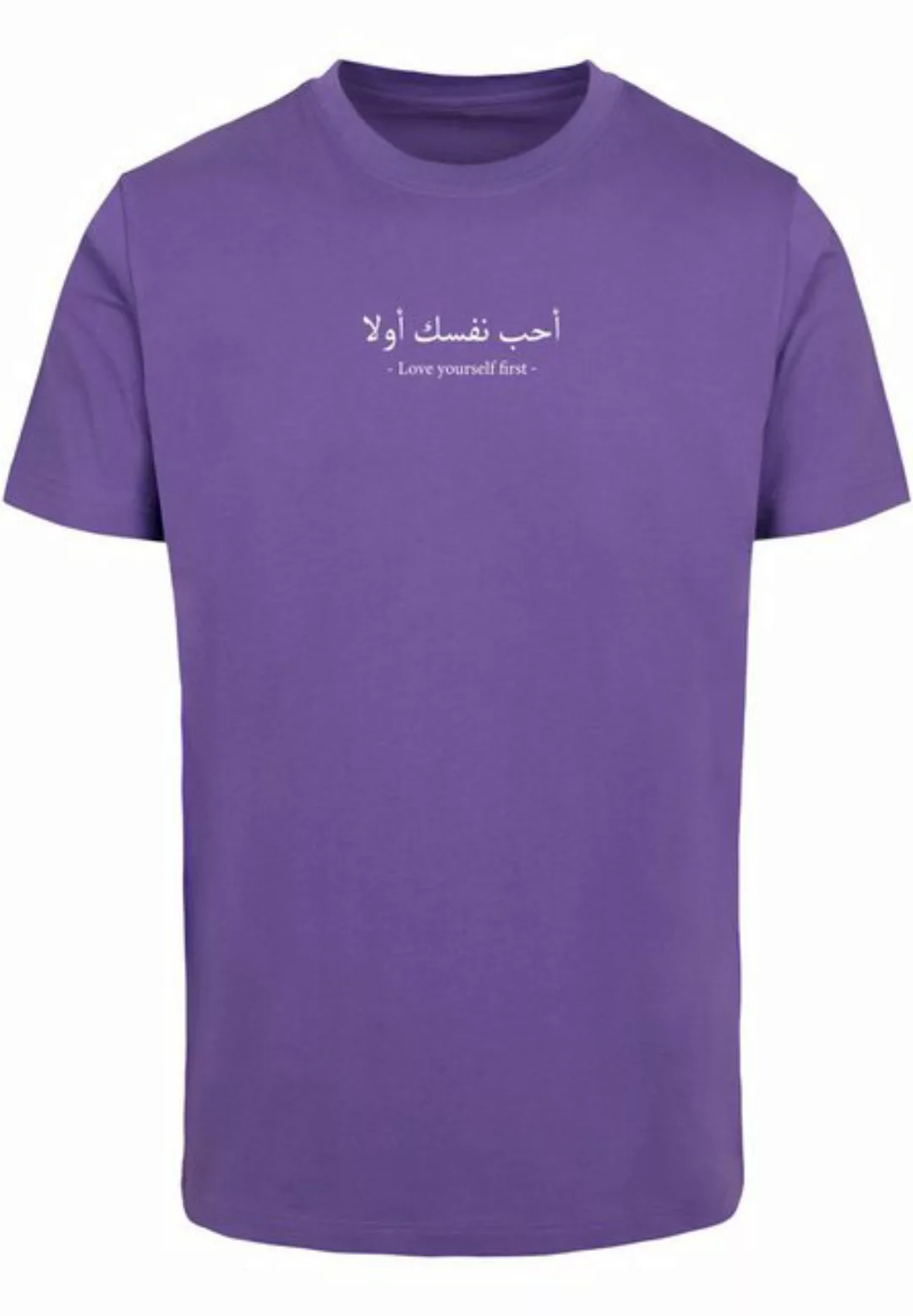 Merchcode T-Shirt Merchcode Herren Love Yourself First T-Shirt Round Neck ( günstig online kaufen