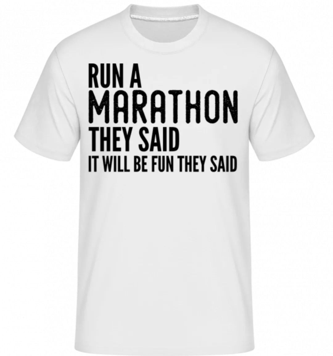Run A Marathon · Shirtinator Männer T-Shirt günstig online kaufen