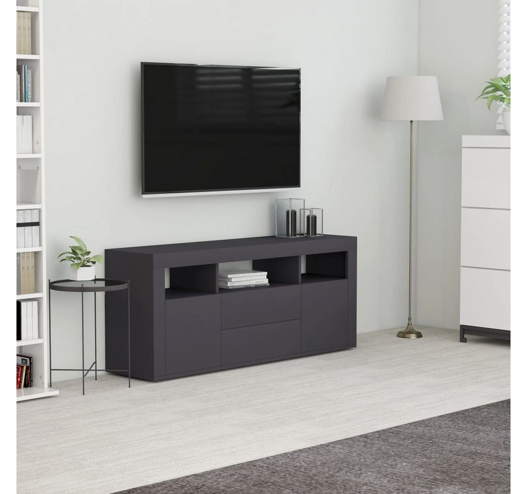 vidaXL TV-Schrank TV-Schrank Grau 120x30x50 cm Spanplatte TV-Konsole für Fe günstig online kaufen