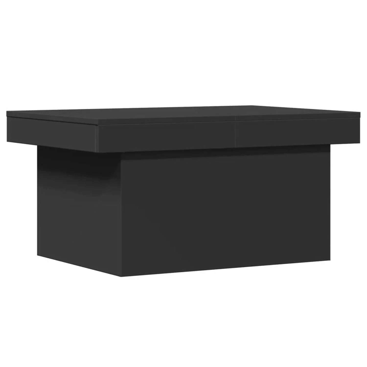 vidaXL Couchtisch Schwarz 80x55x40 cm Holzwerkstoff günstig online kaufen