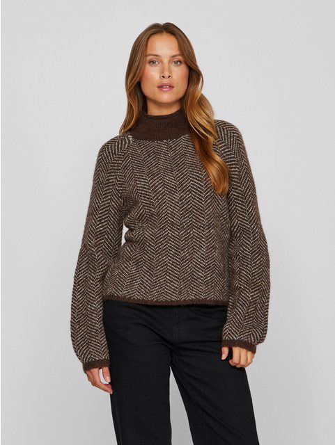 Vila Stehkragenpullover "VILORY HIGH NECK L/S KNIT TOP - NOOS" günstig online kaufen