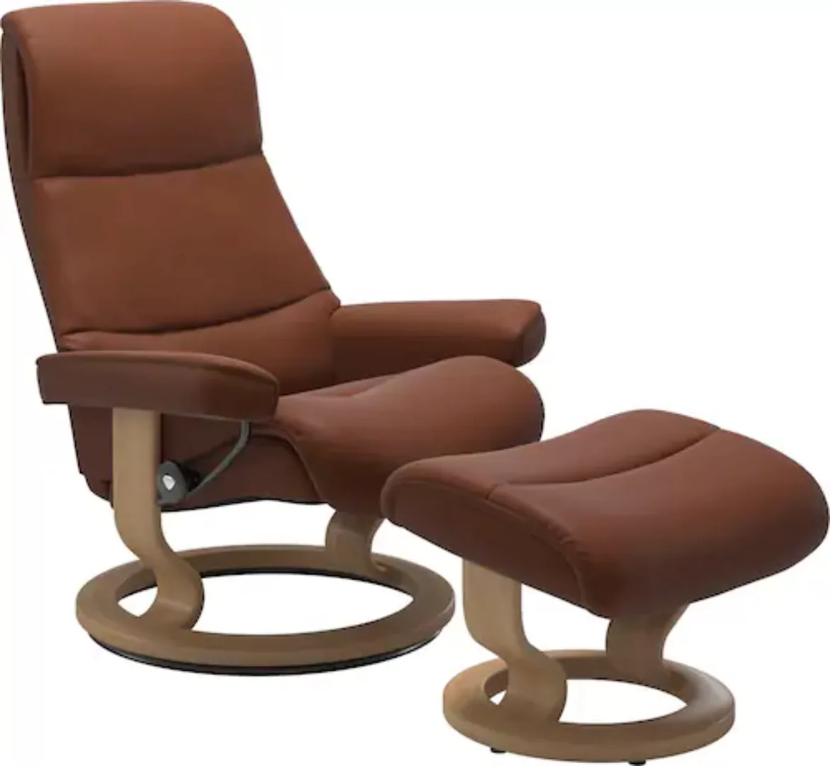 Stressless® Relaxsessel »View«, (Set, Relaxsessel mit Hocker), mit Classic günstig online kaufen