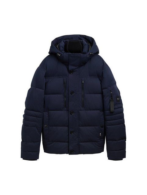 TOM TAILOR Outdoorjacke puffer jacket with hood, sky captain blue günstig online kaufen