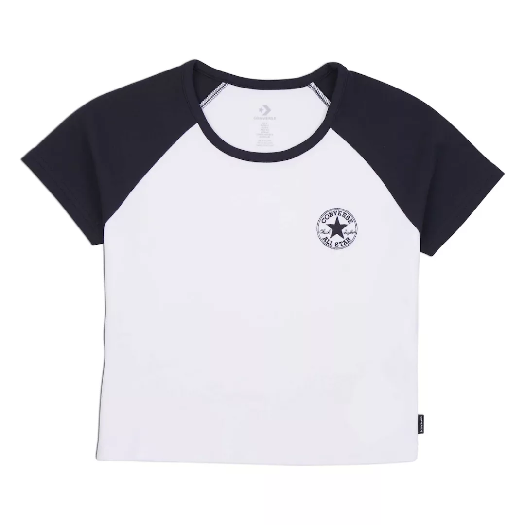 Converse T-Shirt "WOMENS CONVERSE CHUCK TAYLOR RAGLAN T-SHIRT", (1 tlg.) günstig online kaufen