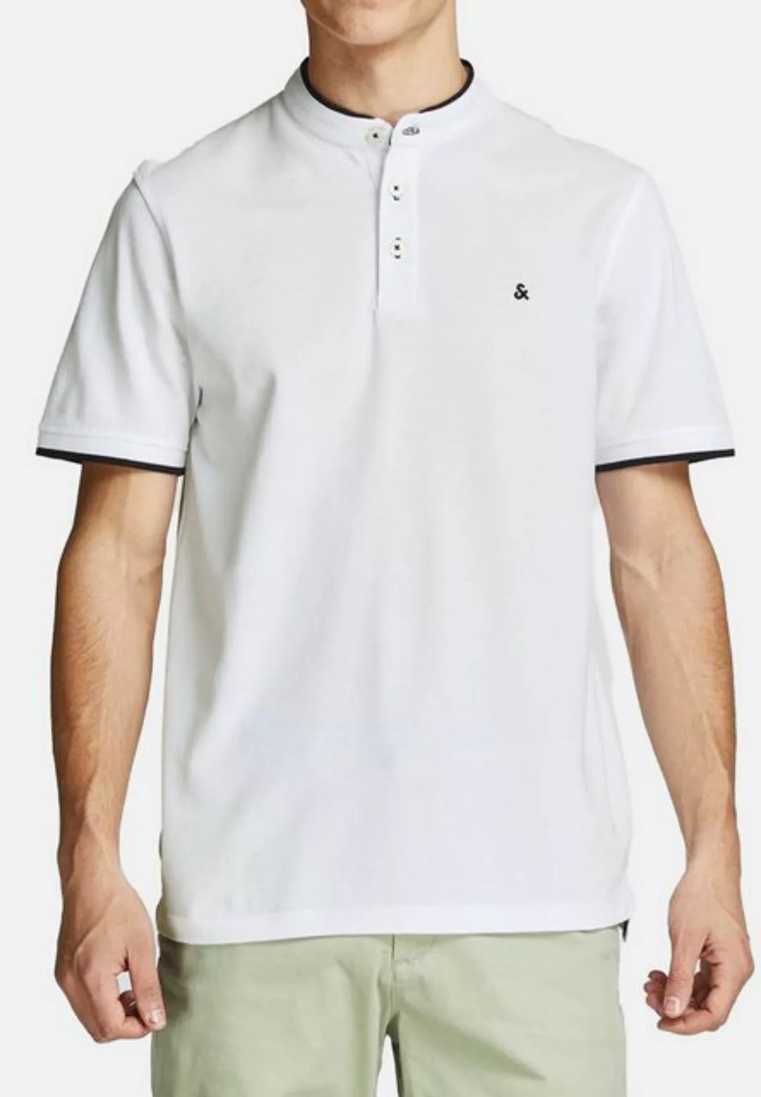 Jack & Jones Herren Poloshirt JJEPAULOS MAO - Slim Fit günstig online kaufen