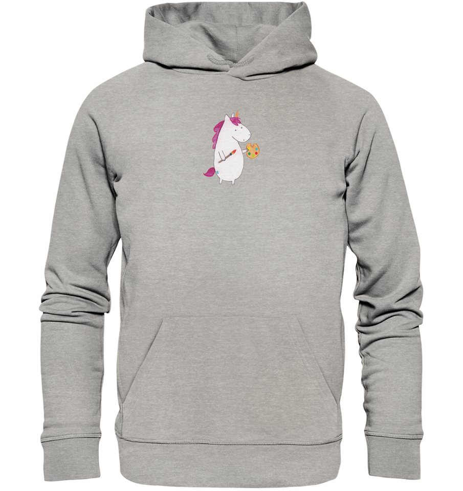 Mr. & Mrs. Panda Hoodie Größe XS Einhorn Künstler - Heather Grey - Geschenk günstig online kaufen