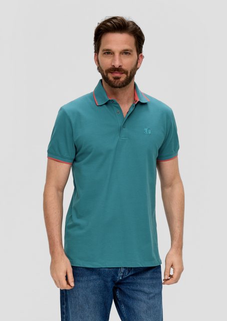 s.Oliver Kurzarmshirt Poloshirt mit Logo Logo günstig online kaufen