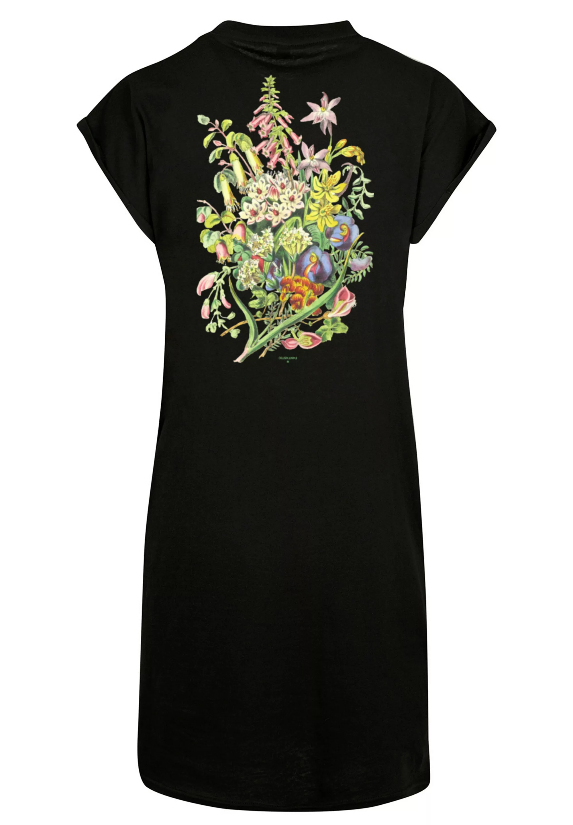 F4NT4STIC Shirtkleid "Blumen Muster grün" günstig online kaufen