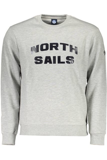 North Sails Sweatshirt Graues Herren-Sweatshirt mit Rundhalsausschnitt und günstig online kaufen