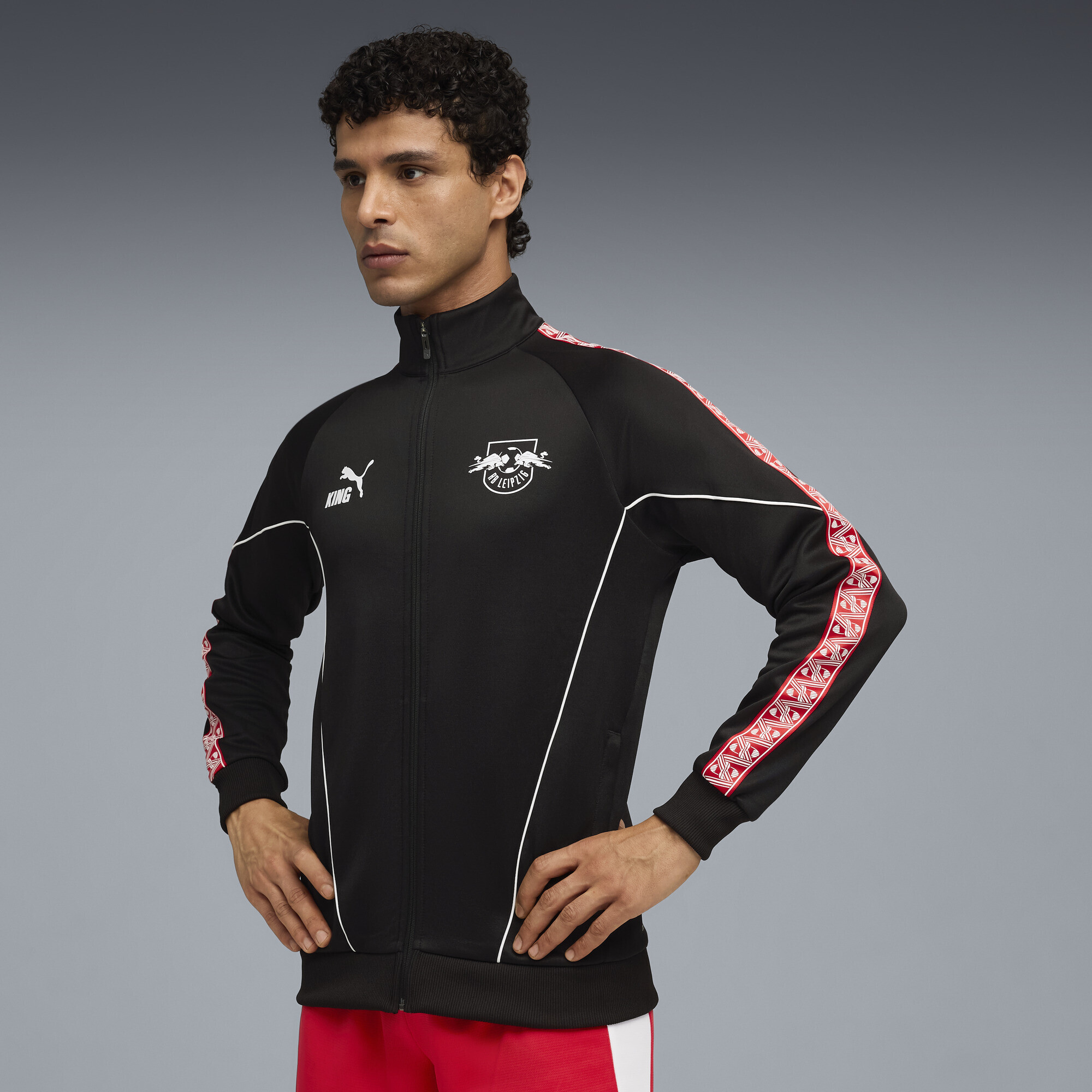 PUMA Sweatjacke "RB Leipzig KING Anthem Jacke Herren" günstig online kaufen