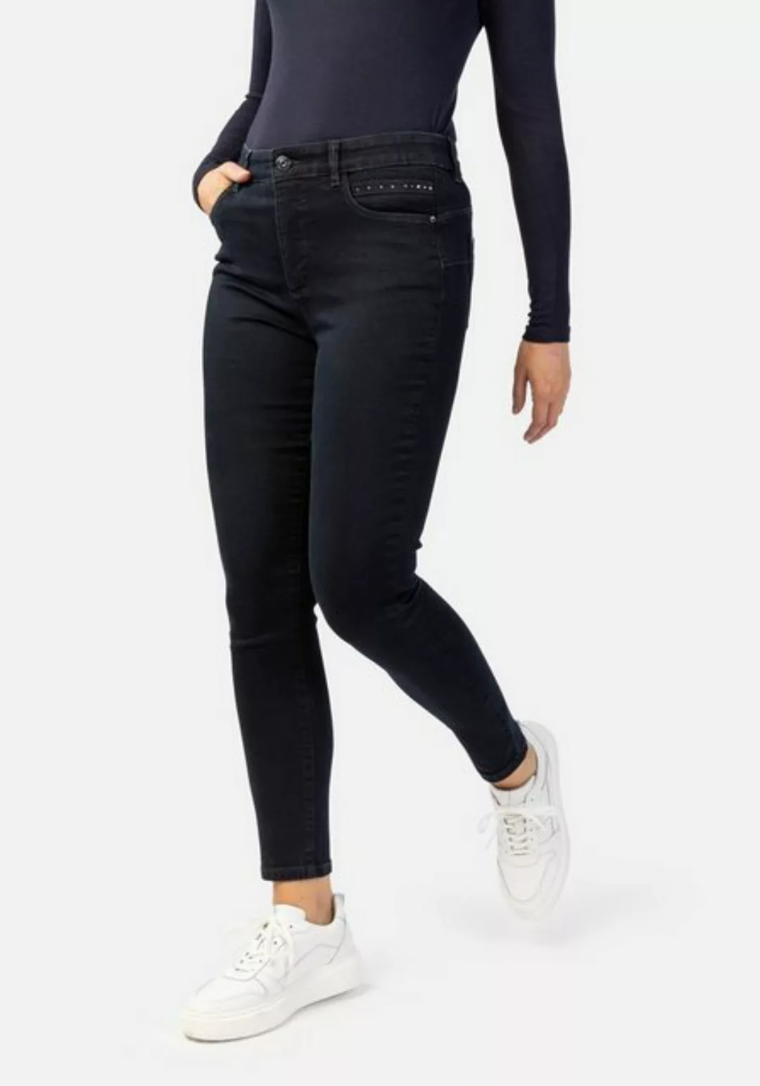 STOOKER WOMEN 5-Pocket-Jeans Rio Denim Studs Skinny Fit günstig online kaufen