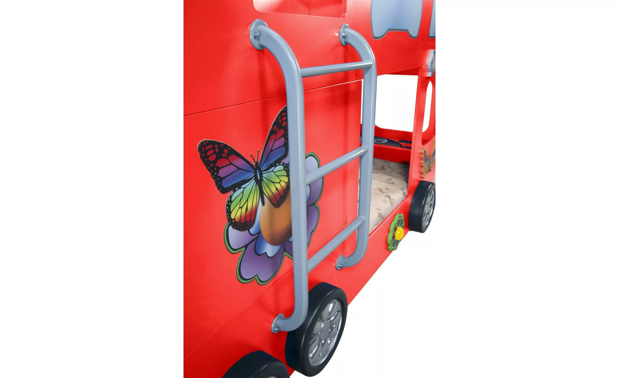 Autobett Bus ¦ rot ¦ Maße (cm): B: 116 H: 150 Kindermöbel > Kinderbetten - günstig online kaufen