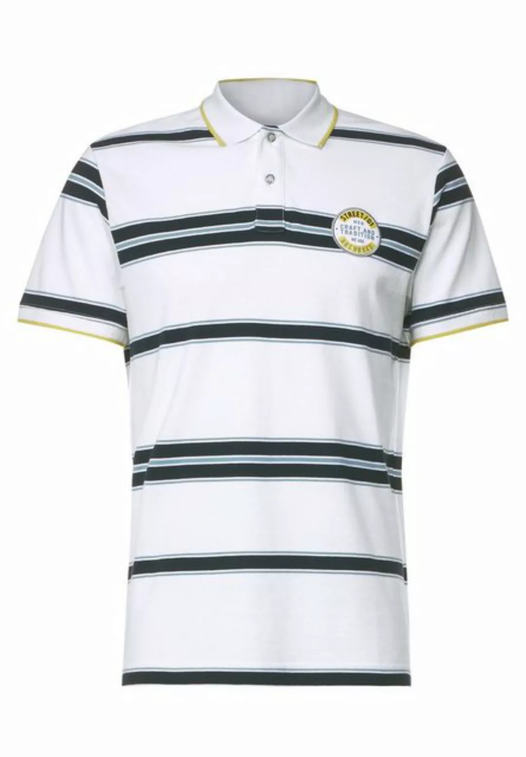 STREET ONE MEN Poloshirt aus reiner Baumwolle günstig online kaufen