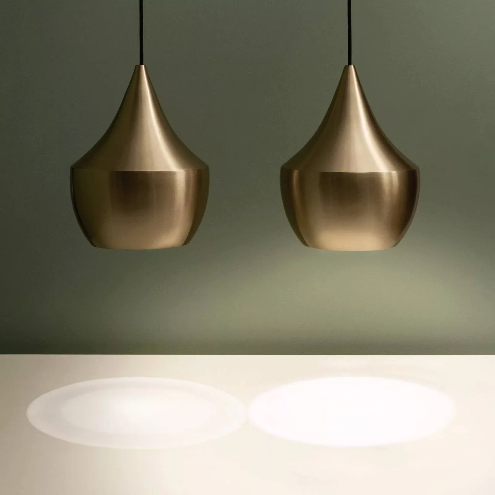 Tom Dixon Beat Fat LED-Pendelleuchte, messing günstig online kaufen