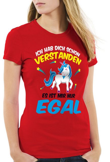 style3 T-Shirt Ich hab dich schon verstanden nur egal Einhorn Unicorn Fun S günstig online kaufen