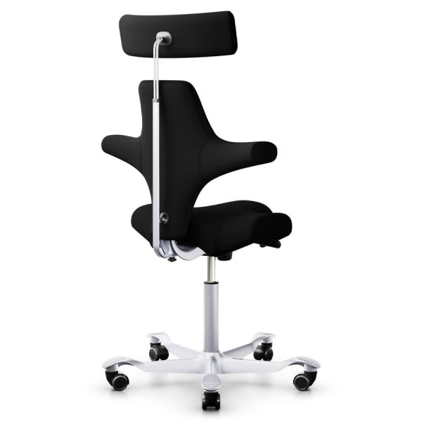 HAG CAPISCO 8107 | Stoff Xtreme Schwarz | Gestell Silber | Nackenstütze günstig online kaufen