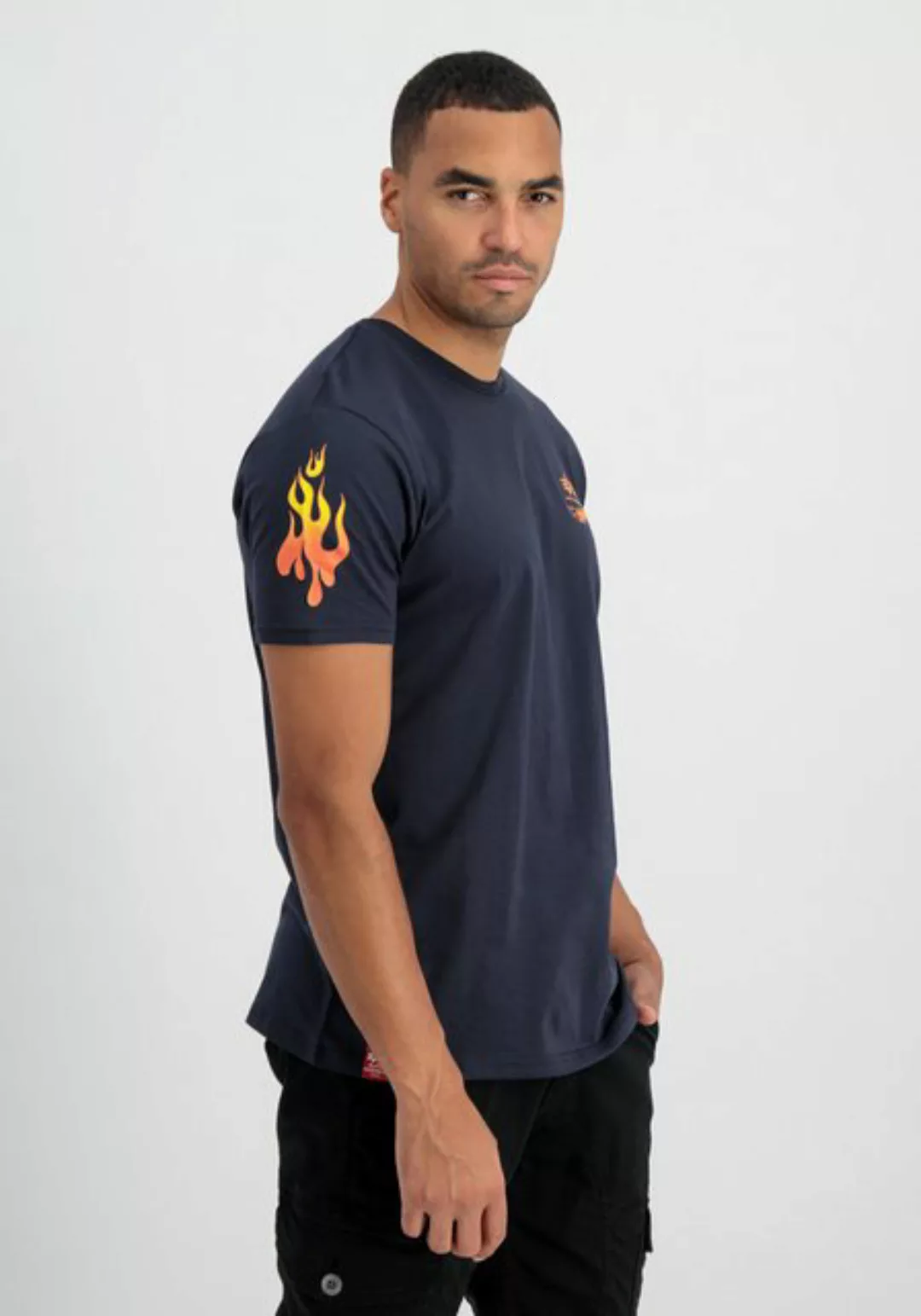 Alpha Industries T-Shirt "Alpha Industries Men - T-Shirts Flame T-Shirt" günstig online kaufen