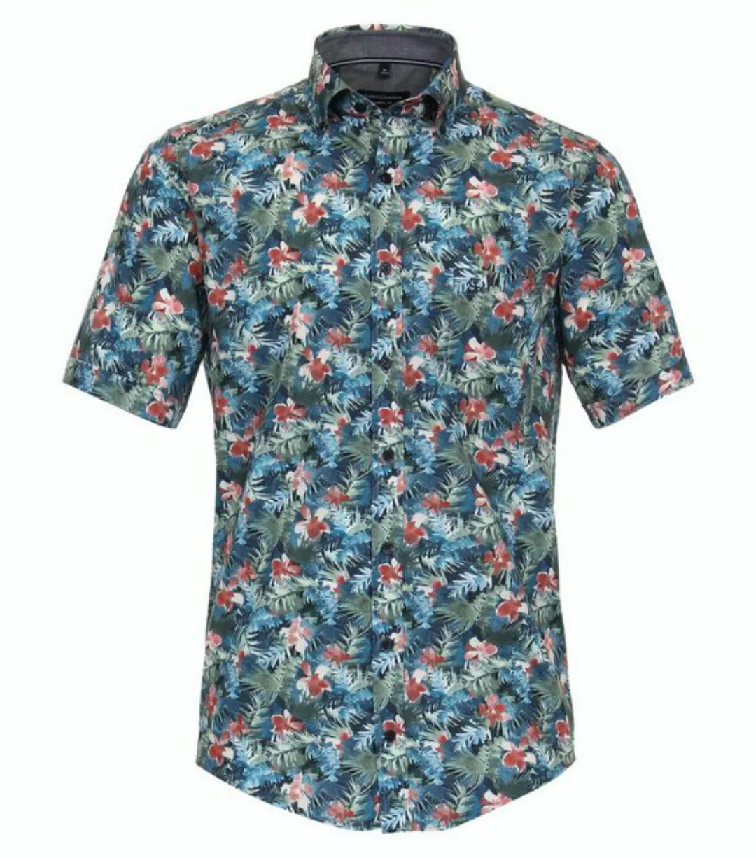 CASAMODA Kurzarmhemd - Freizeithemd mit Print - All Over Print - Hawaiihemd günstig online kaufen