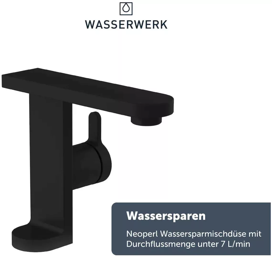 WASSERWERK Waschtischarmatur »WT 15«, inkl. Popup, wassersparend günstig online kaufen
