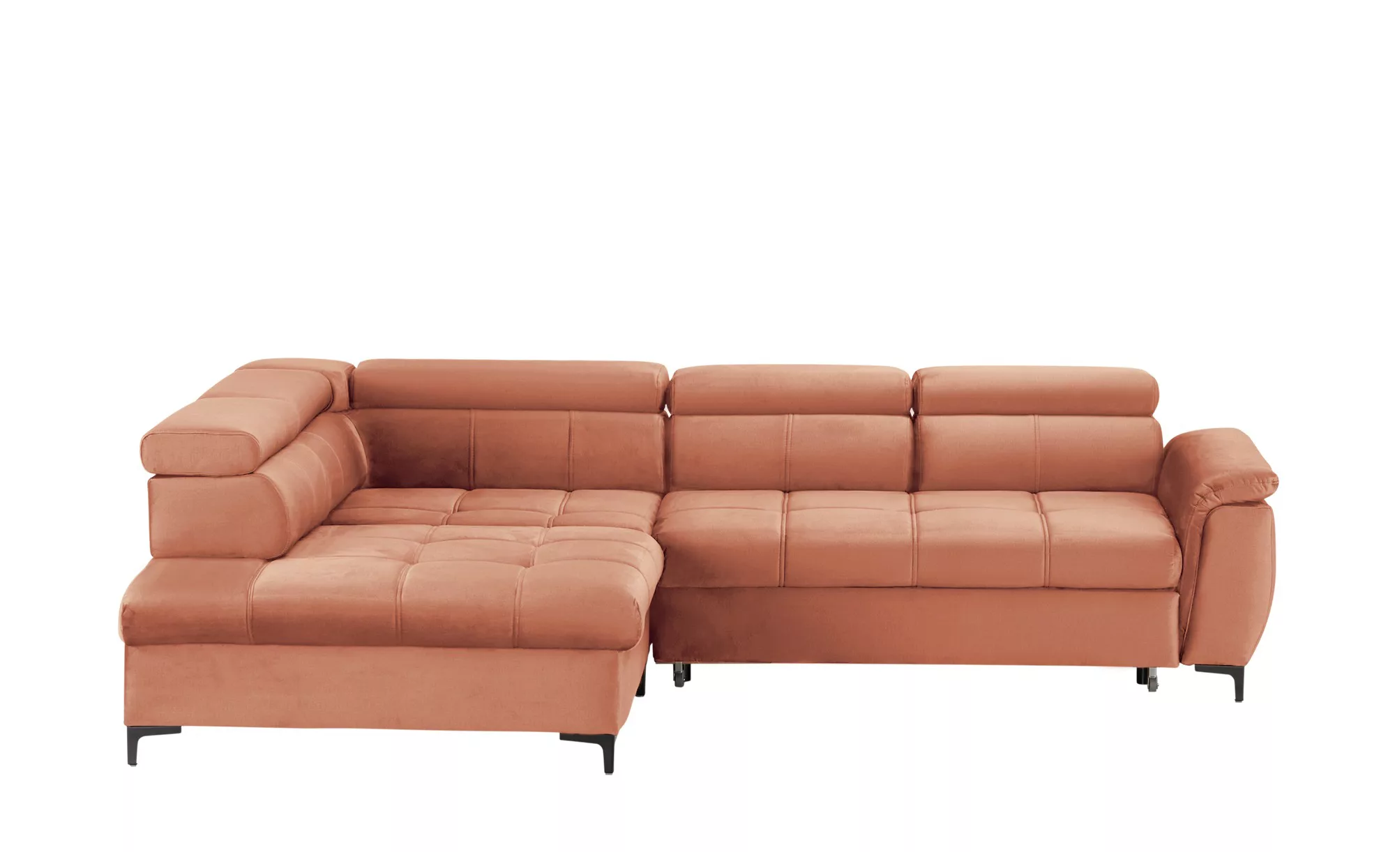 switch Ecksofa  Denvo - orange - 292 cm - 77 cm - 220 cm - Polstermöbel > S günstig online kaufen