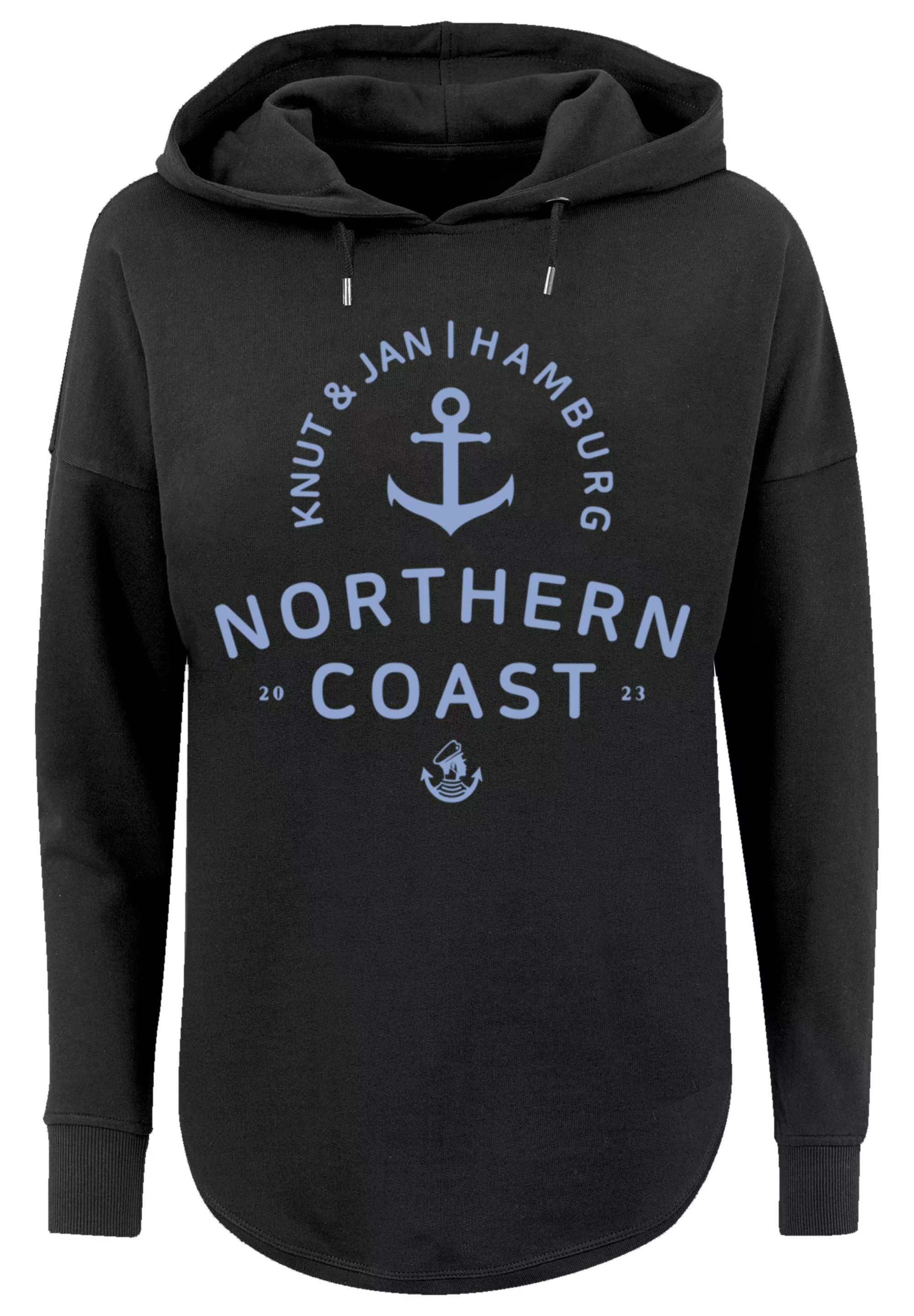 F4NT4STIC Kapuzenpullover "Nordsee Knut & Jan Hamburg", Print günstig online kaufen