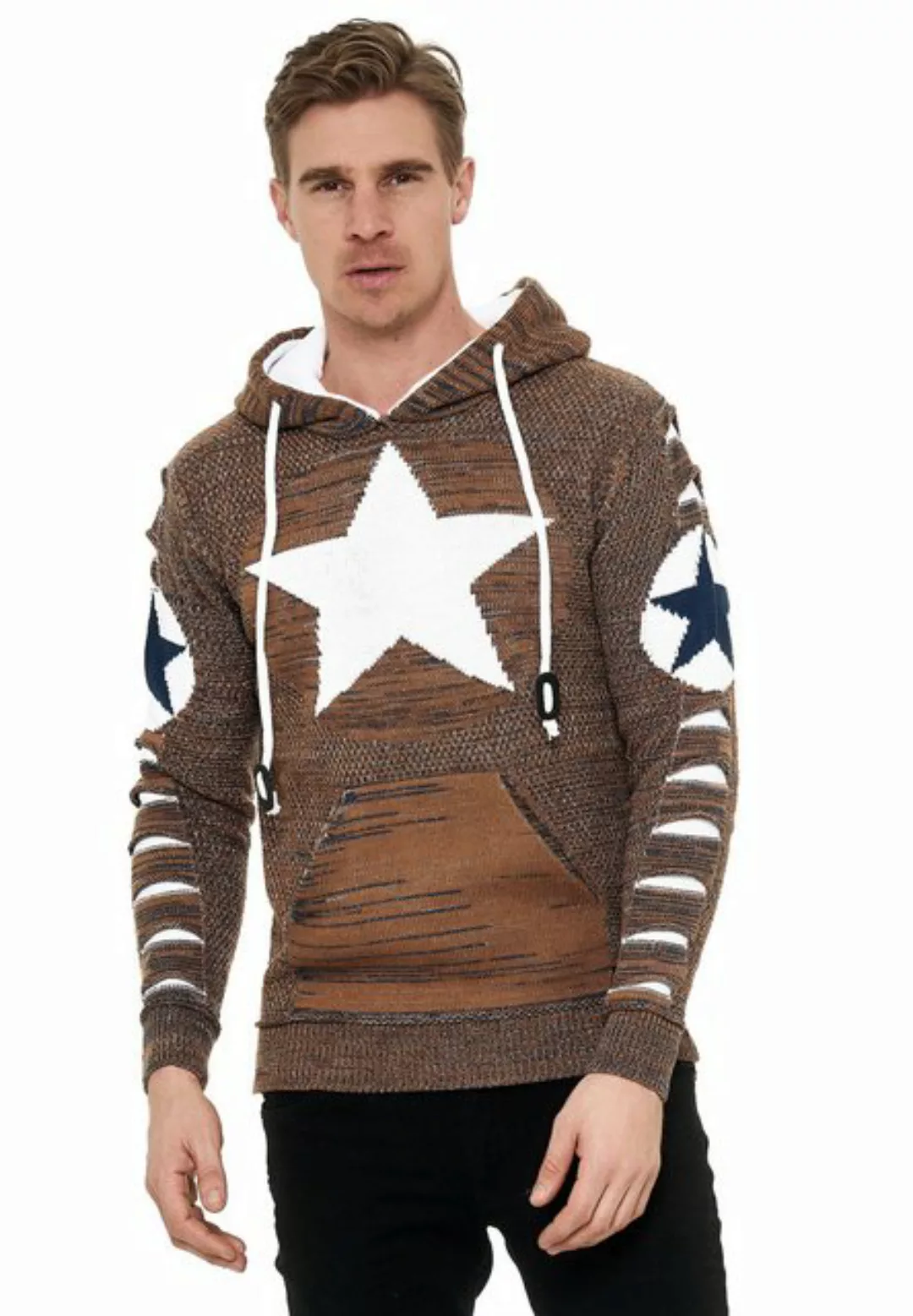 Rusty Neal Kapuzensweatshirt, mit großem Stern-Design günstig online kaufen