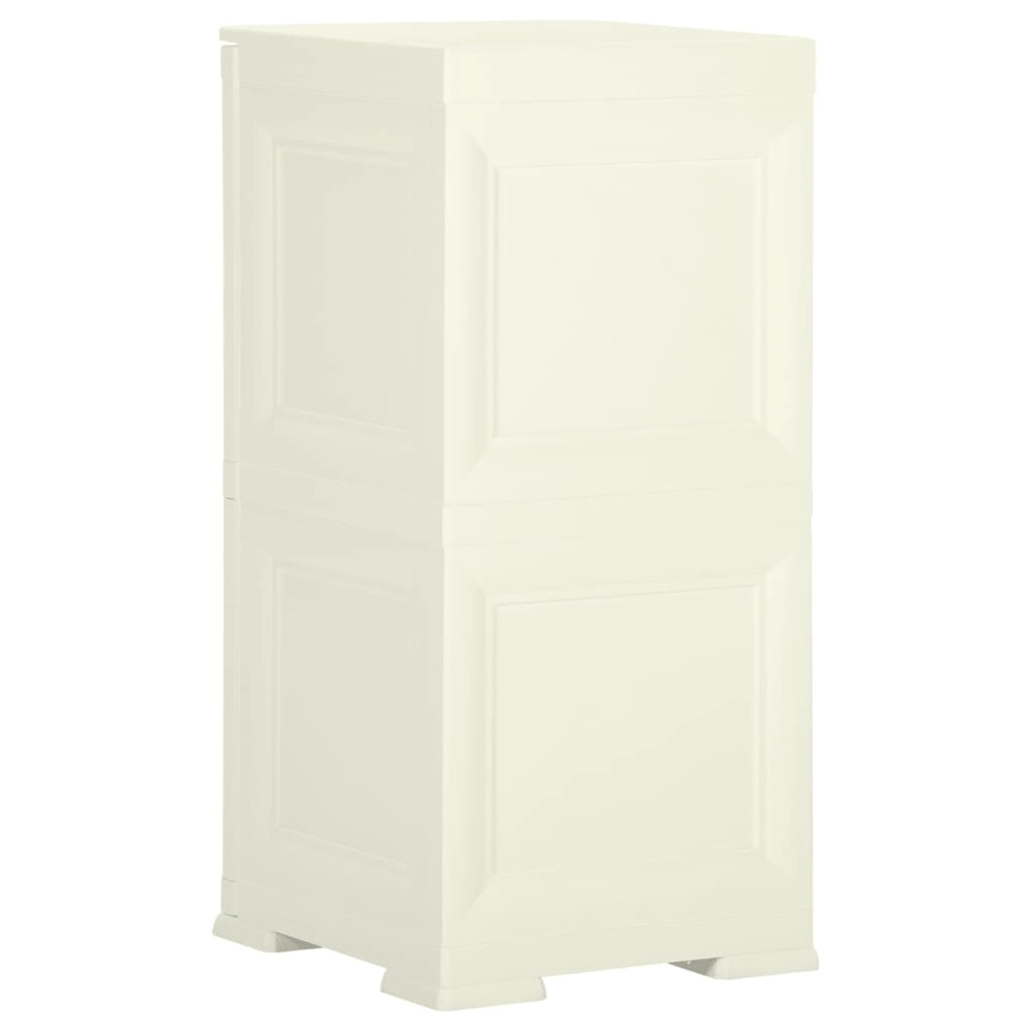 Kunststoffschrank 40x43x85,5 Cm Holzdesign Creme günstig online kaufen