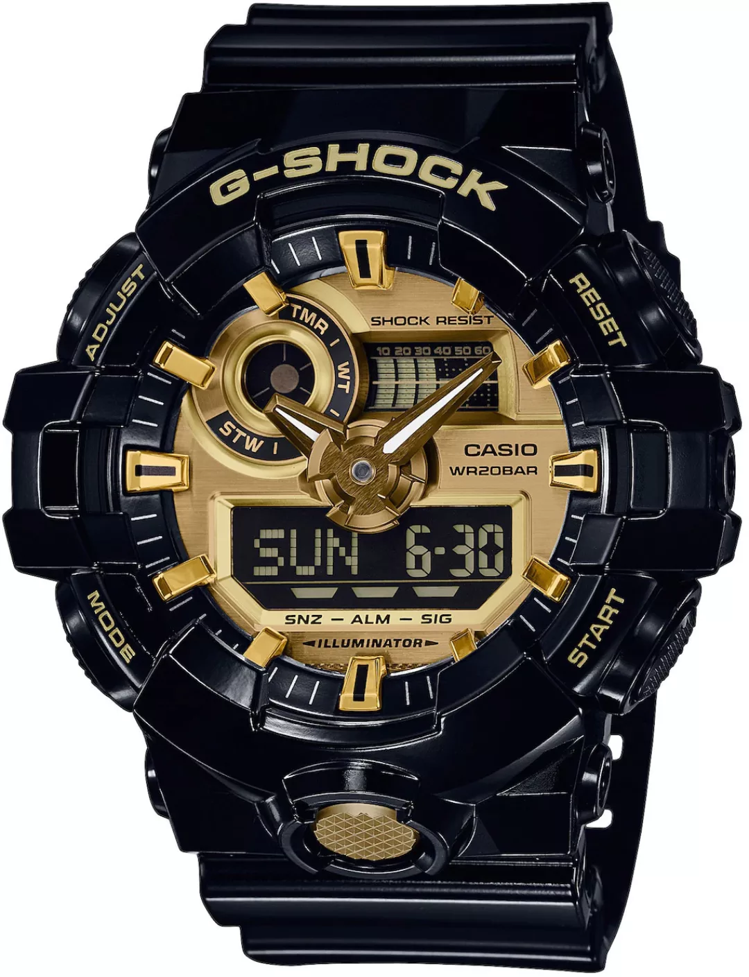 CASIO G-SHOCK Chronograph, Quarzuhr, Armbanduhr, Herrenuhr, digital,Resinba günstig online kaufen