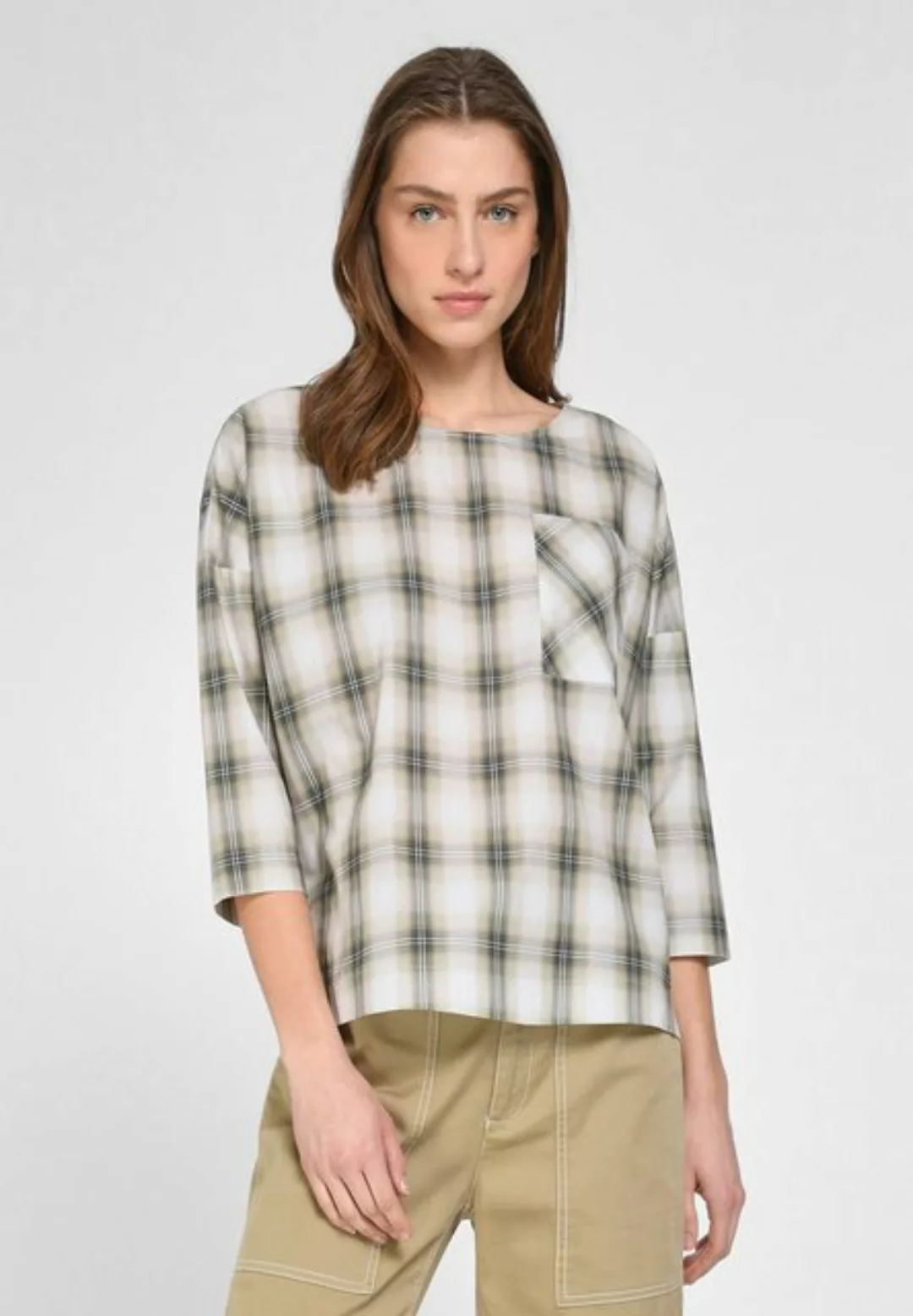 DAY.LIKE Klassische Bluse Cotton mit Taschen günstig online kaufen
